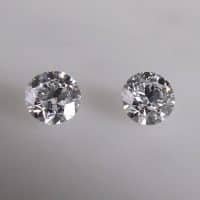 GIA 1 carat Each Diamond Stud Earrings E/VS