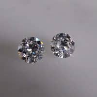 GIA 1 carat Each Diamond Stud Earrings D/VS