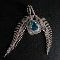 Gem Gardener, Diamond Feather Earrings Long, diamond chandelier earrings, feather diamond dangle earrings, long diamond earrings for sale, diamond dangling earrings singapore, diamond earrings singapore
