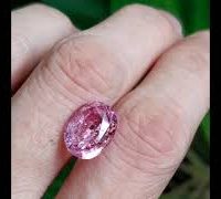 unheated padparadscha sapphire video