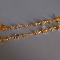 long diamond earrings, diamond threader drop earrings, thread earrings gold, thin long skinny earrings, fancy yellow diamond earrings, diamond dangling earrings singapore, Gem Gardener