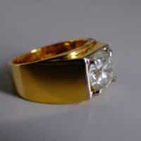 3ct Diamond Ring Mens, Gem Gardener, mens vintage diamond rings, diamond ring mens solitaire, diamond ring singapore, vintage diamond rings for sale