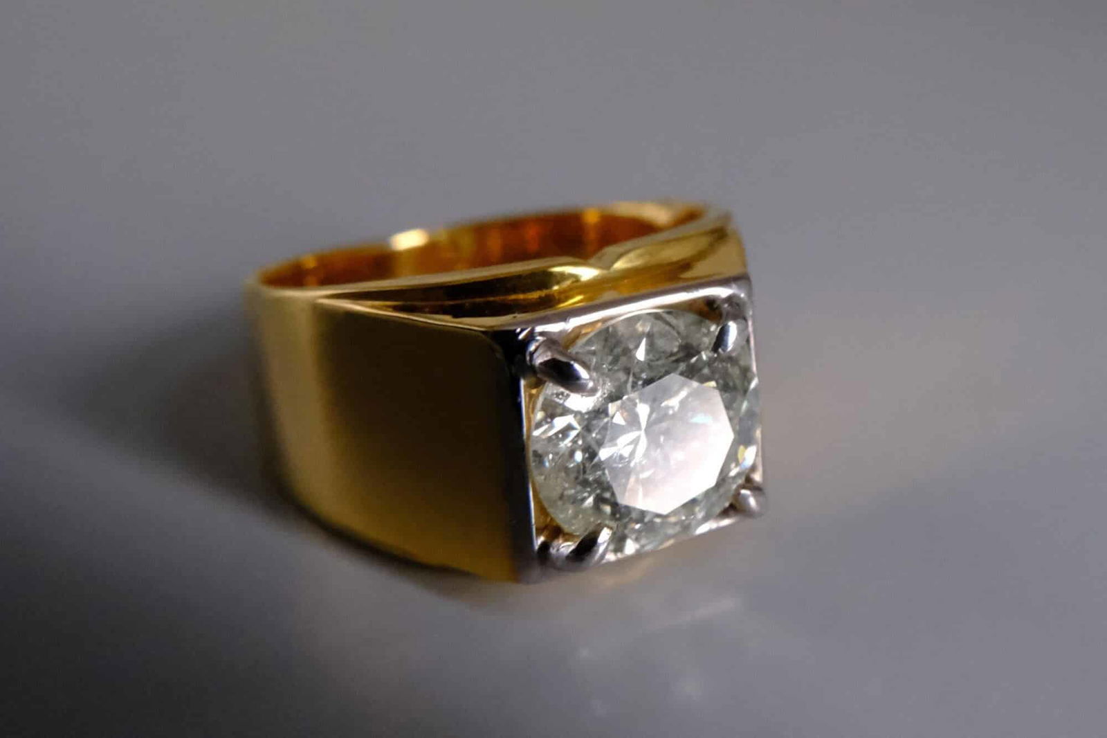 3ct Diamond Ring Mens, Gem Gardener, mens vintage diamond rings, diamond ring mens solitaire, diamond ring singapore, vintage diamond rings for sale