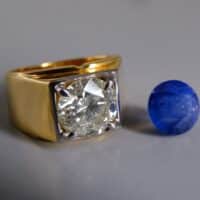 3ct Diamond Ring Mens, Gem Gardener, mens vintage diamond rings, diamond ring mens solitaire, diamond ring singapore, vintage diamond rings for sale