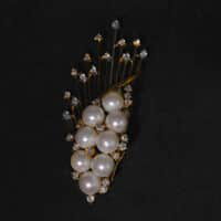 Pearl Diamond Gold Brooch, art deco pearl brooch, antique pearl brooches, vintage pearl brooch pins, brooches singapore, antique brooches for sale