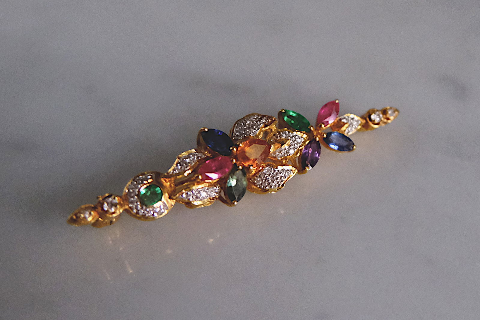 Tutti Frutti Brooch, bar brooch pins, brooches singapore, antique brooches for sale, vintage brooches for sale, Gem Gardener