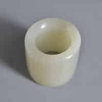 jade archer ring, men's nephrite jade, archer rings for sale, jade saddle rings for sale, white jade mens jewelry, large white jade ring, Gem Gardener