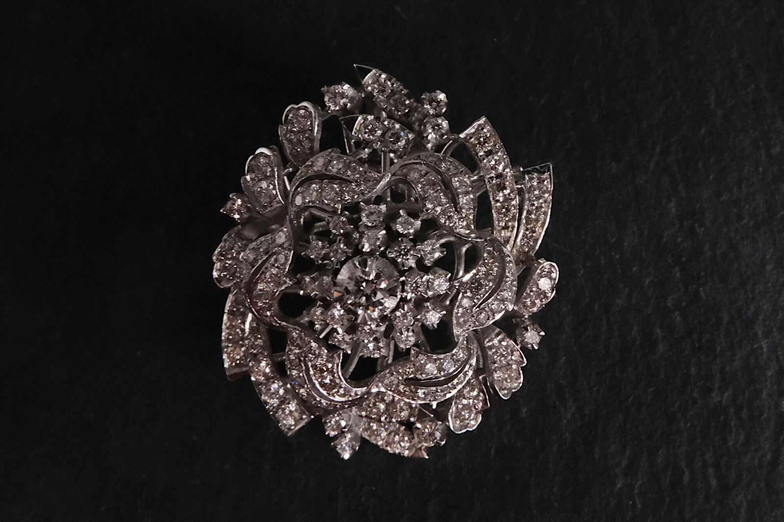 antique diamond pendant brooch, diamond brooch/pendant, antique diamond brooches for sale, vintage diamond brooches pins, peranakan brooch, Gem Gardener
