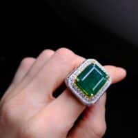Big Emerald Mens Ring, natural zambian emerald ring, vintage emerald mens ring, emerald mens ring buy online, mens ring singapore, emerald rings singapore, Gem Gardener