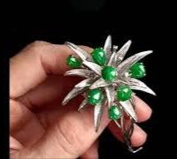 jade palladium brooch video