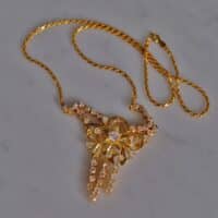peranakan necklace, vintage peranakan jewellery, vintage ribbon necklace, antique peranakan jewellery, peranakan jewelry singapore, Gem Gardener