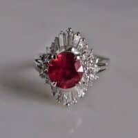 Ruby Ballerina Ring, unheated ruby ring, ruby rings singapore, ruby engagement rings singapore, red ruby ring singapore, Gem Gardener, ballerina engagement rings, ballerina rings for sale
