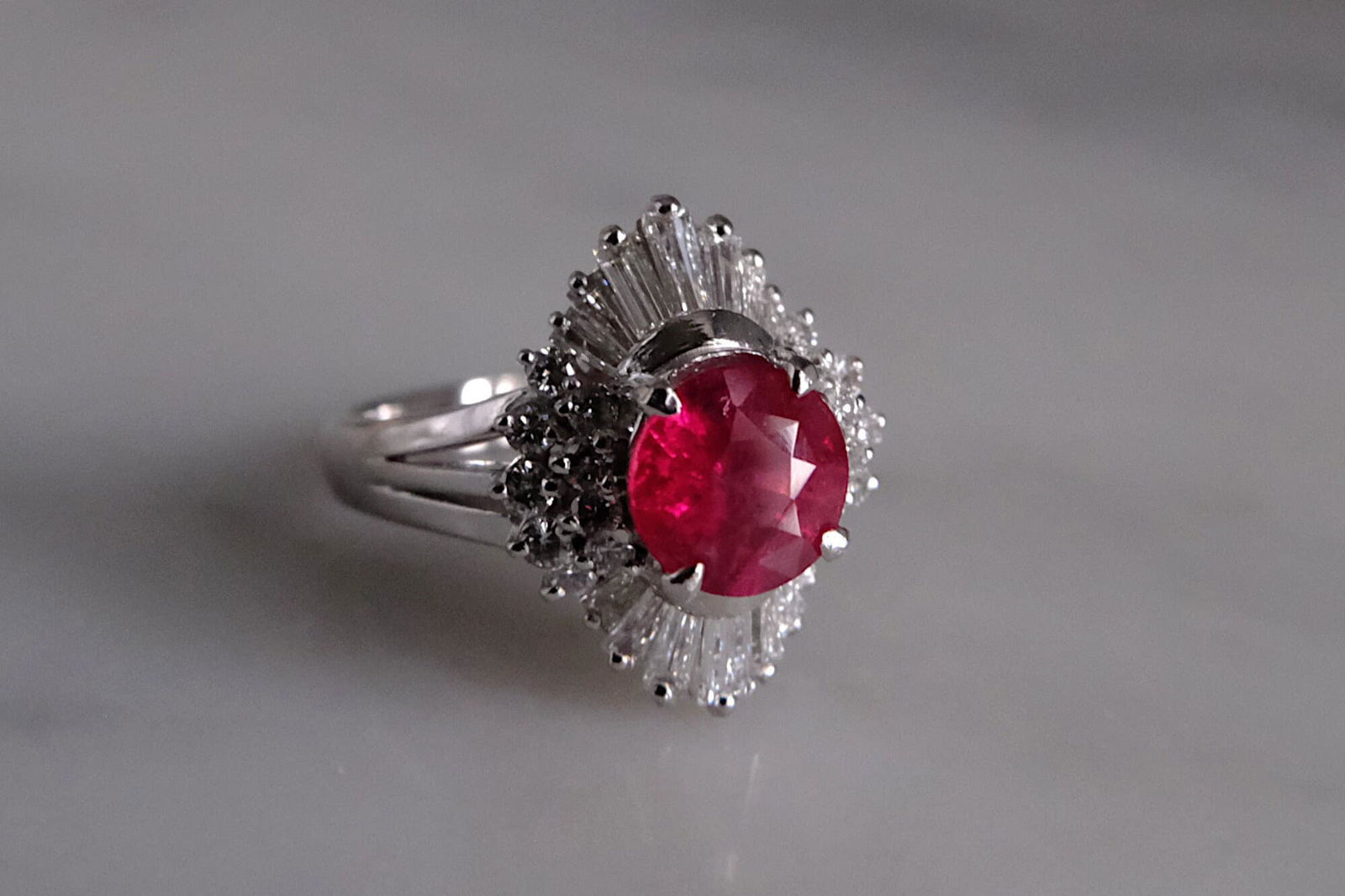 Ruby Ballerina Ring, unheated ruby ring, ruby rings singapore, ruby engagement rings singapore, red ruby ring singapore, Gem Gardener, ballerina engagement rings, ballerina rings for sale
