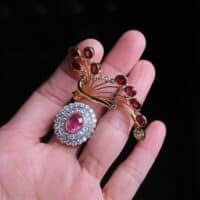 ruby brooch pin, ruby brooch pin for sale, antique ruby and diamond brooch, antique ruby brooch, burmese ruby brooch, ruby jewellery singapore, Gem Gardener