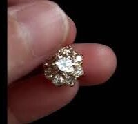 Old European Cut Diamond Pendant, antique diamond pendants for sale, victorian diamond pendant, peranakan jewelry singapore, Gem Gardener