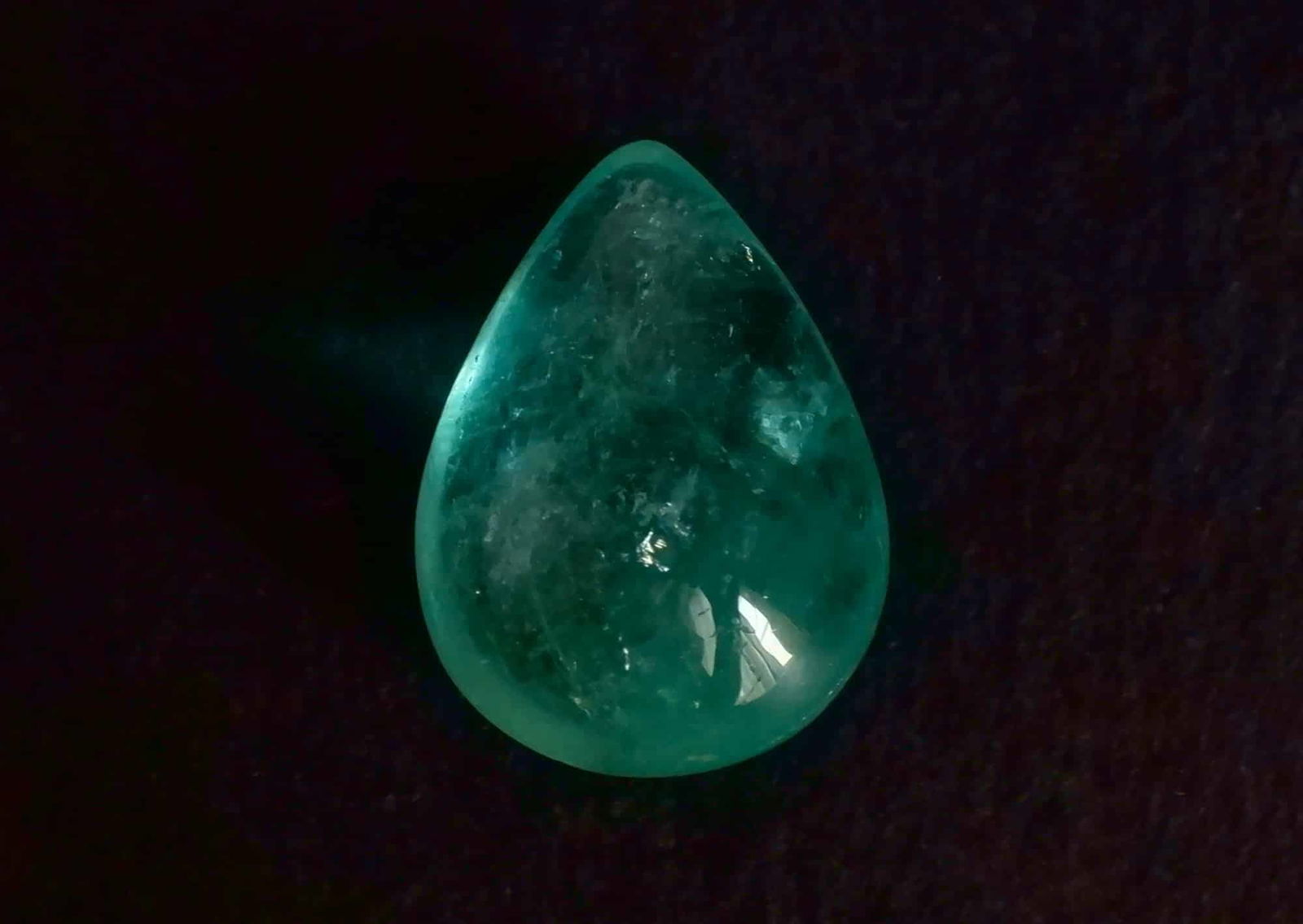 emerald cabochon stone, large cabochon stones for sale, pear cabochon emerald, natural emerald cabochon for sale, emerald cabochon ring, Gem Gardener