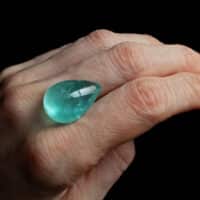 emerald cabochon stone, large cabochon stones for sale, pear cabochon emerald, natural emerald cabochon for sale, emerald cabochon ring, Gem Gardener