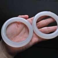 Nephrite Jade Bangle, Hetian Nephrite Jade Bangle, jade bangle singapore, white nephrite jade bangle, jade auction, highest quality nephrite, 和田白玉, 羊脂白玉, Gem Gardener