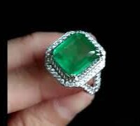 large clean emerald statement ring video