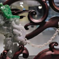 Jadeite Jade Ornaments, jade carved ornament, dragon phoenix wedding, jade dragon phoenix, chinese wedding gift ideas, ornament chinese wedding, jadeite jade carvings, vintage jade carvings, antique chinese carvings, Gem Gardener