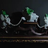 Jadeite Jade Ornaments, jade carved ornament, dragon phoenix wedding, jade dragon phoenix, chinese wedding gift ideas, ornament chinese wedding, jadeite jade carvings, vintage jade carvings, antique chinese carvings, Gem Gardener