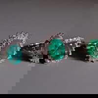 Emerald Ring Halo Diamond, emerald double halo ring, colombian emerald rings for sale, emerald diamond halo ring, emerald ring singapore, buy emerald ring engagement, Gem Gardener