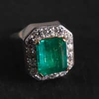 Colombian Emerald Mens Ring, mens ring singapore, mens emerald rings for sale, vintage rings singapore, vintage mens rings for sale, Gem Gardener
