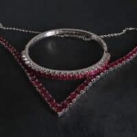 burmese ruby necklace for sale, burma ruby necklace, ruby jewellery singapore, red ruby necklace set, red ruby bracelet gold, ruby cuff bracelet, ruby bangle bracelets for sale, Gem Gardener