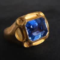emerald cut sapphire ring, mens sapphire rings gold, gold mandala ring, natural blue sapphire mens ring, blue sapphire ring yellow gold, blue sapphire mens ring buy online, blue sapphire ring singapore, ancient style rings for sale, Gem Gardener