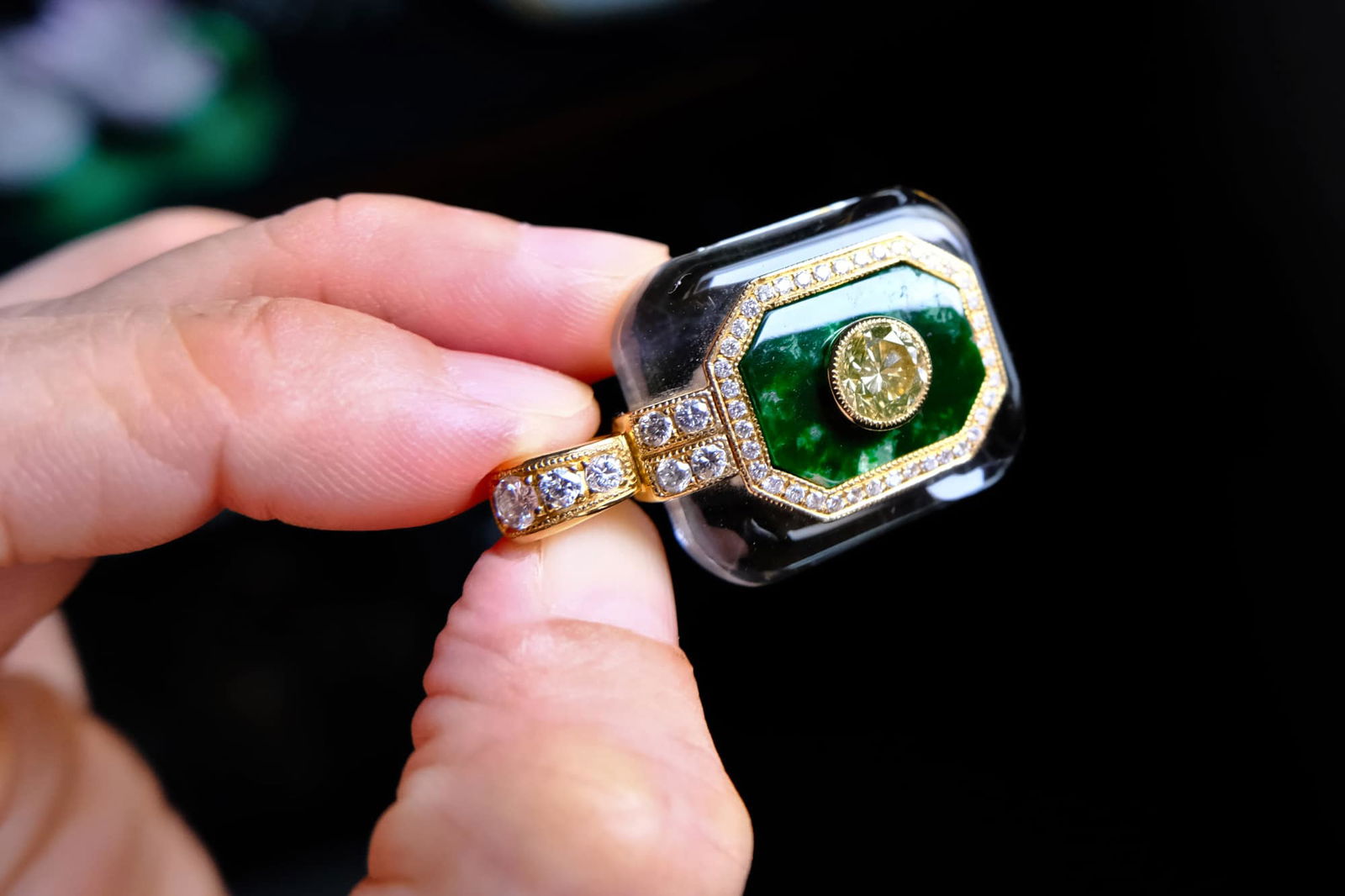 Art Deco Jade Pendant, art deco diamond pendant necklace, pendant diamond quartz necklace, fancy yellow diamond pendant, jade diamond pendant necklace, art deco pendants jewelry, jade pendant singapore, Gem Gardener