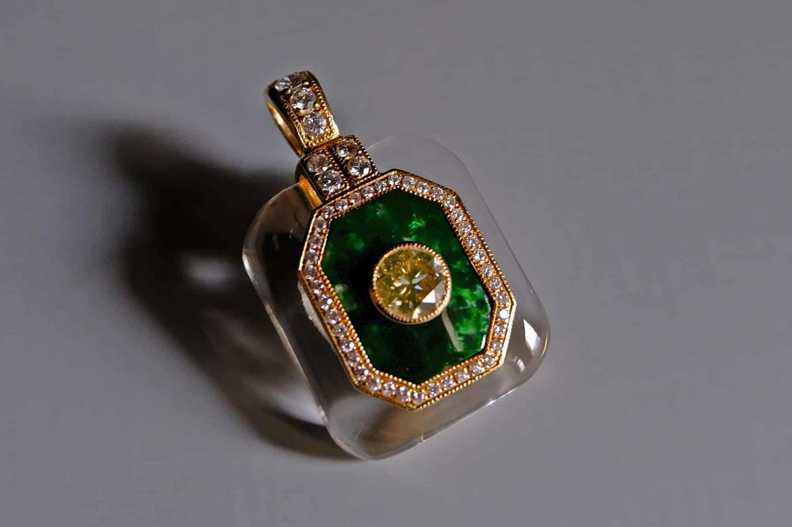 Art Deco Jade Pendant, art deco diamond pendant necklace, pendant diamond quartz necklace, fancy yellow diamond pendant, jade diamond pendant necklace, art deco pendants jewelry, jade pendant singapore, Gem Gardener
