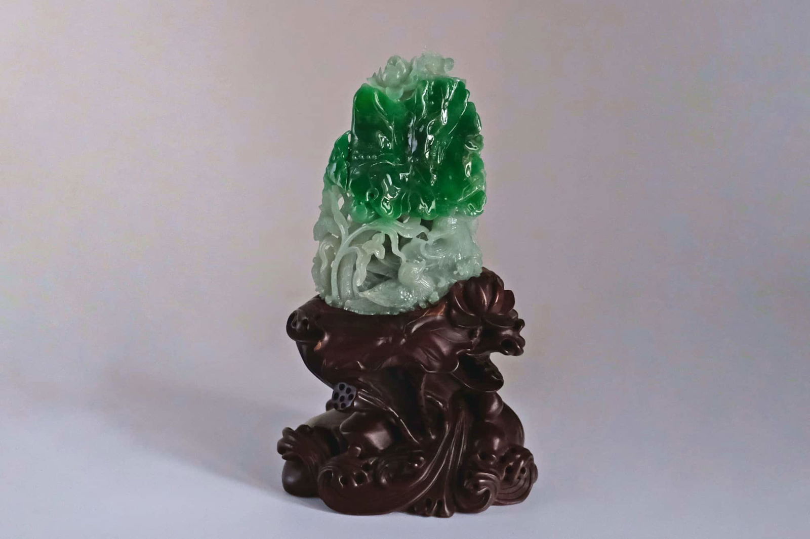 Green Jade Carving, chinese jade carvings for sale, jade duck carving, auction jade stone, small jade sculpture, buy jade carvings, old jade carvings, jade carving art, Gem Gardener