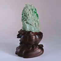 Green Jade Carving, chinese jade carvings for sale, jade duck carving, auction jade stone, small jade sculpture, buy jade carvings, old jade carvings, jade carving art, Gem Gardener