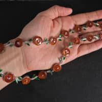 red jade necklace, red jade fine jewelry, Natural Jadeite Jade Necklace, jade necklace singapore, jade jewelry singapore, Gem Gardener