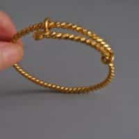chinese 24k gold bangle, Antique Gold Bangle, antique 24k gold jewelry, antique gold bangles with price, 24k gold cuff bracelet, Gem Gardener
