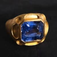 emerald cut sapphire ring, mens sapphire rings gold, gold mandala ring, natural blue sapphire mens ring, blue sapphire ring yellow gold, blue sapphire mens ring buy online, blue sapphire ring singapore, ancient style rings for sale, Gem Gardener