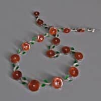 red jade necklace, red jade fine jewelry, Natural Jadeite Jade Necklace, jade necklace singapore, jade jewelry singapore, Gem Gardener