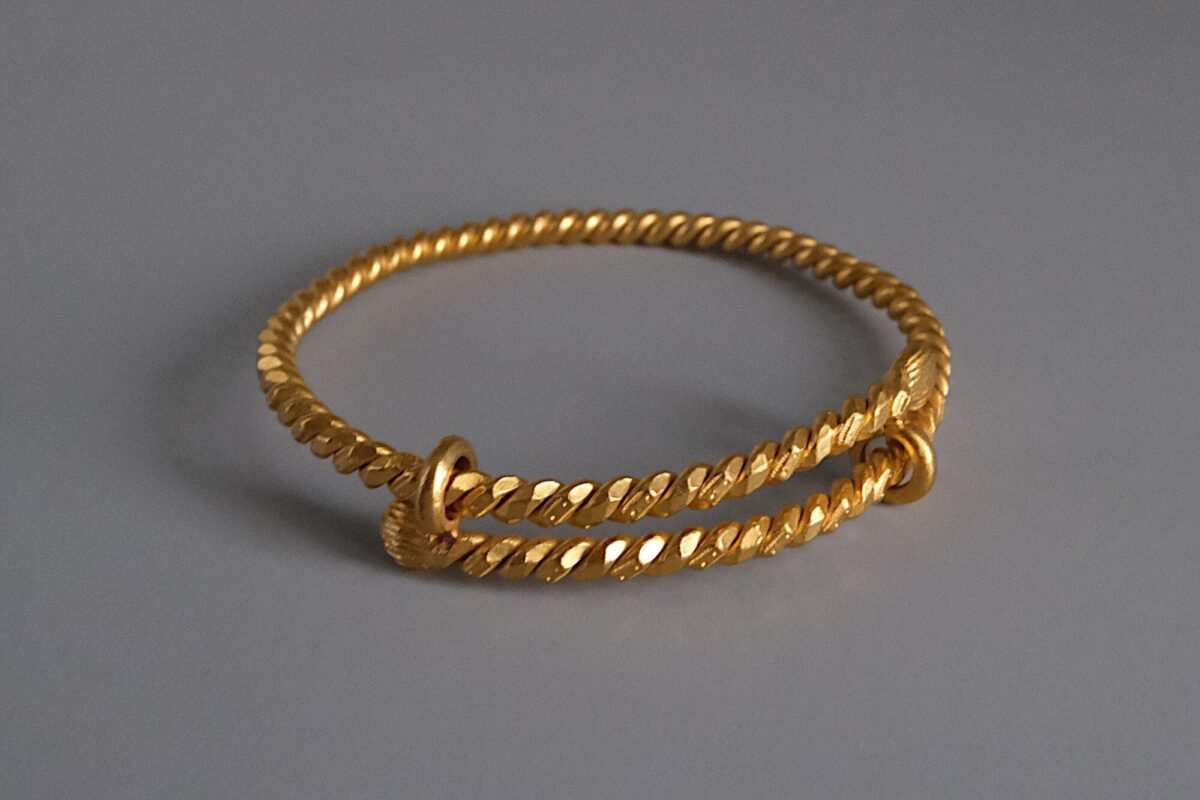 chinese 24k gold bangle, Antique Gold Bangle, antique 24k gold jewelry, antique gold bangles with price, 24k gold cuff bracelet, Gem Gardener