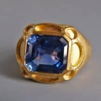 emerald cut sapphire ring, mens sapphire rings gold, gold mandala ring, natural blue sapphire mens ring, blue sapphire ring yellow gold, blue sapphire mens ring buy online, blue sapphire ring singapore, ancient style rings for sale, Gem Gardener