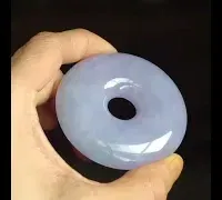 thick lavender jade pendant video