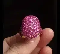 burmese antique ruby ring, antique ruby rings for sale, ruby ring singapore, antique ruby cluster ring, vintage ruby ring, ruby jewellery singapore, Gem Gardener