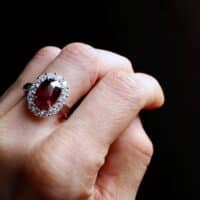 5 Carat Ruby Ring, unheated mozambique ruby ring, african ruby ring, unheated ruby ring, unheated ruby ring, ruby engagement rings singapore, Gem Gardener