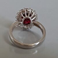 5 Carat Ruby Ring, unheated mozambique ruby ring, african ruby ring, unheated ruby ring, unheated ruby ring, ruby engagement rings singapore, Gem Gardener