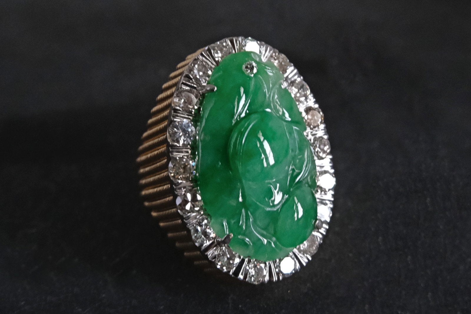 Antique Art Nouveau Jewelry, art deco carved jade ring, carved jade ring antique, carved jade jewelry antique, antique jade jewelry for sale, jadeite ring singapore, Gem Gardener