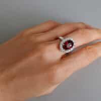 5 Carat Ruby Ring, unheated mozambique ruby ring, african ruby ring, unheated ruby ring, unheated ruby ring, ruby engagement rings singapore, Gem Gardener