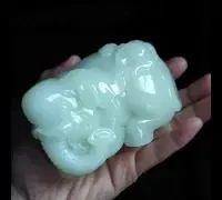 nephrite elephant carving video