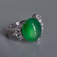 rare green jade, auction green jade ring, jade ring auction, jadeite jade rings for sale, jade ring singapore, jade engagement ring singapore, Gem Gardener