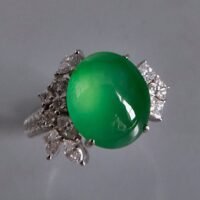 rare green jade, auction green jade ring, jade ring auction, jadeite jade rings for sale, jade ring singapore, jade engagement ring singapore, Gem Gardener