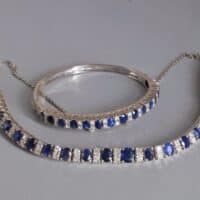 sapphire necklace and bracelet set, Burmese Sapphire Necklace, unheated sapphire necklace, natural blue sapphire necklace set, unheated sapphires singapore, blue sapphire singapore, Gem Gardener
