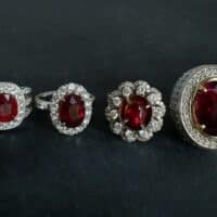 Vintage Red Ruby Ring, unheated blood red ruby, unheated ruby ring, ruby engagement ring singapore, ruby engagement rings vintage, Gem Gardener